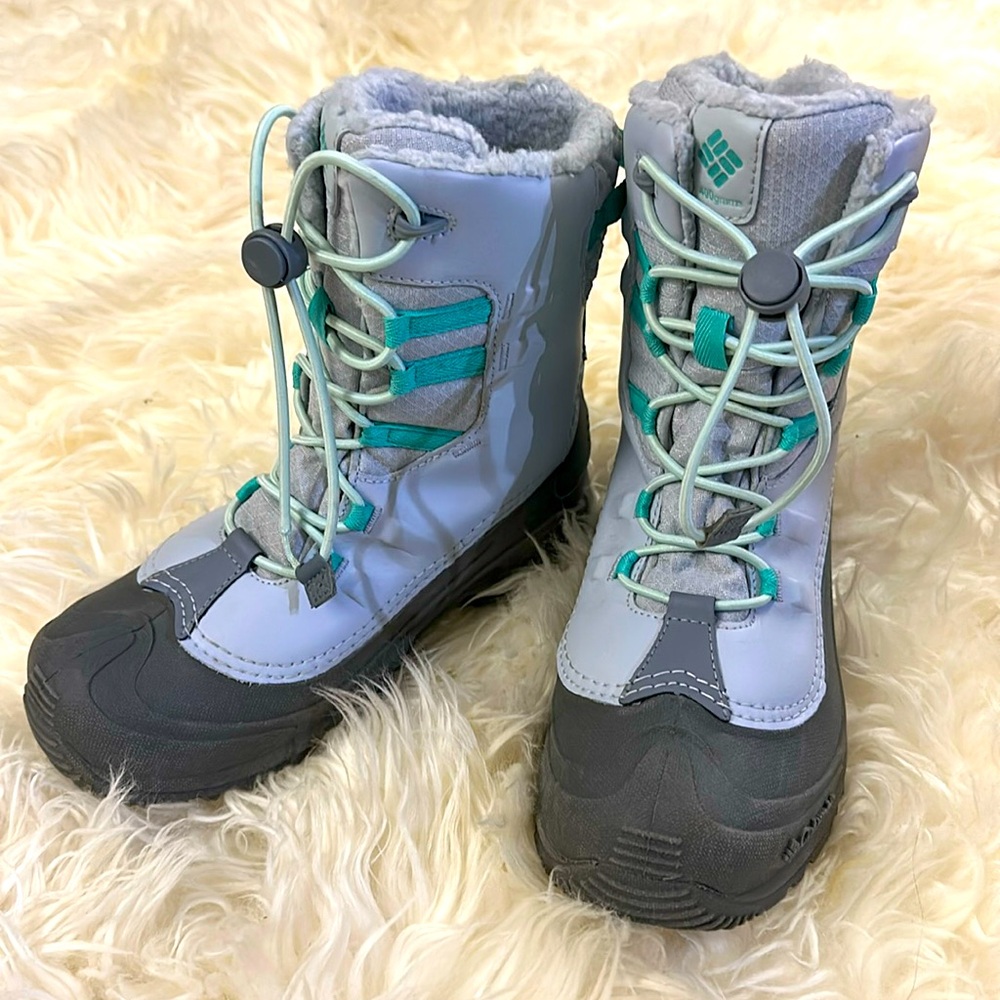 Columbia sportswear snow boots youth 5 women 6.5 EUR 37 like new